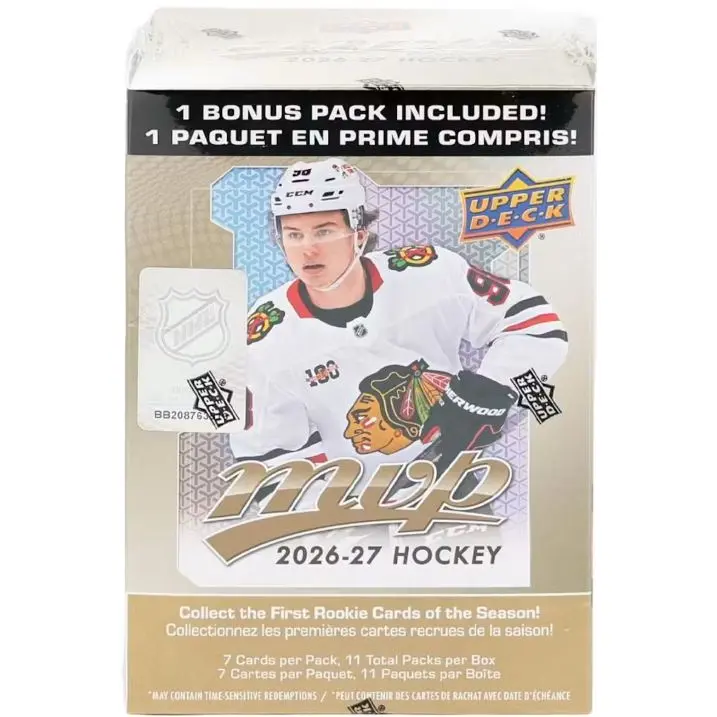 2026/27 Upper Deck MVP Hockey Blaster Box