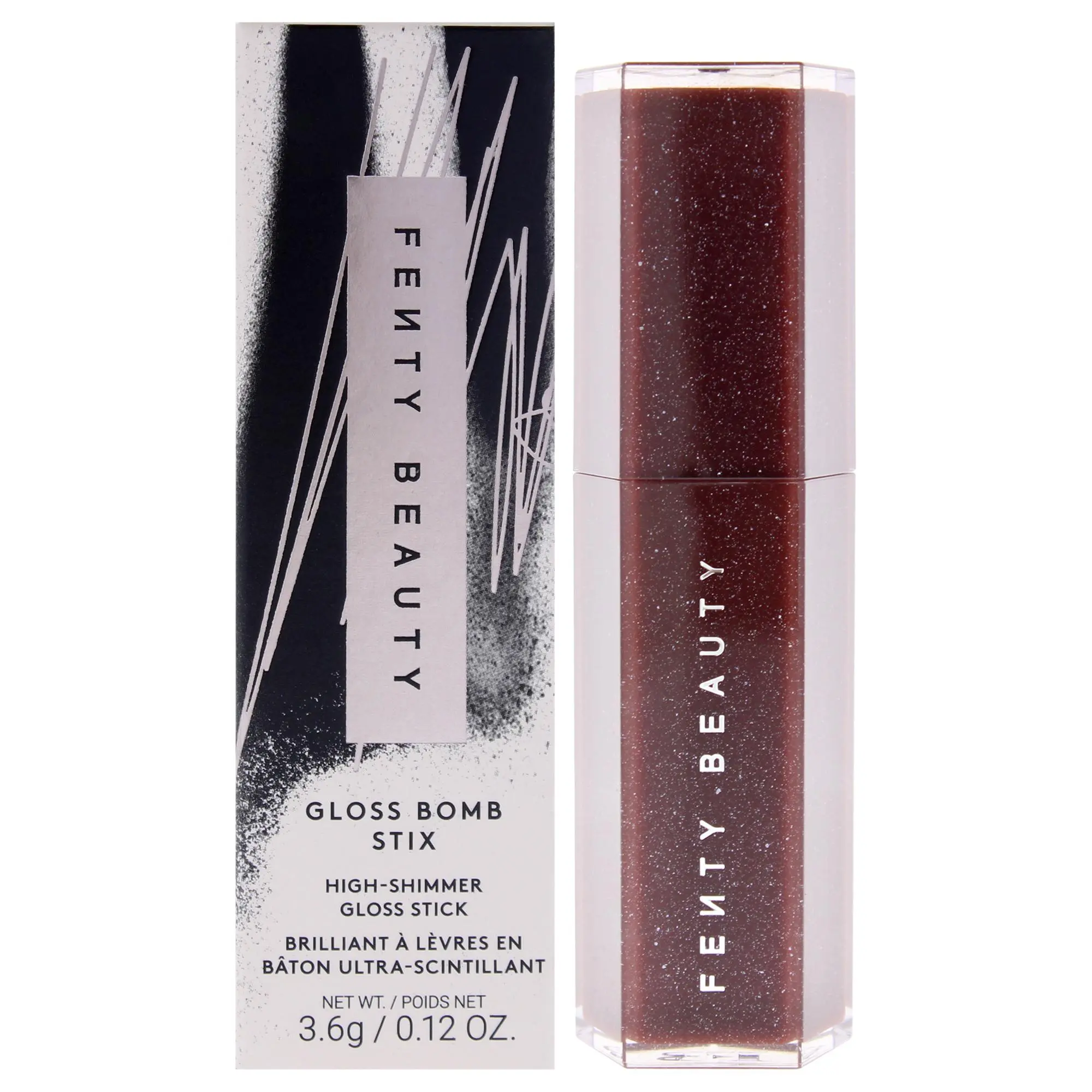 Gloss Bomb Stix Shimmer - 08 Hot Chocolit by Fenty Beauty for Women - 0.12 oz Lipstick
