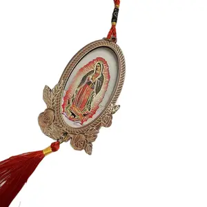 Amuleto De La Virgen De Guadalupe (Madera)