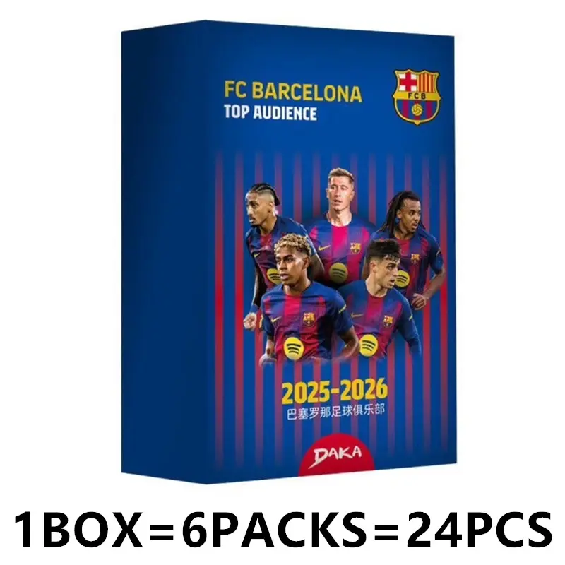 2025-26 DAKA Top Audience Real Madrid Barcelona Team Box Mbappe