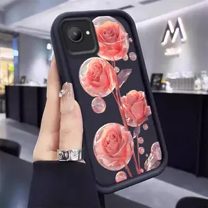 REALME C30 flower phone Case For Oppo REALME C30 with TPU shock proof design perfect for popular
