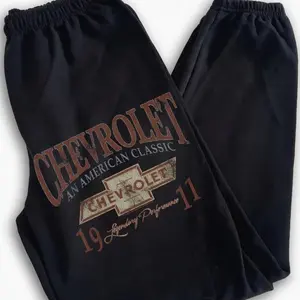Chevrolet American Classic Sweatpants,  Unisex Cotton Fleece Joggers, Comfortable All-Season Fit, Casual Streetwear Pants, Trending 2026, Gift For Him, Gift For Her. C