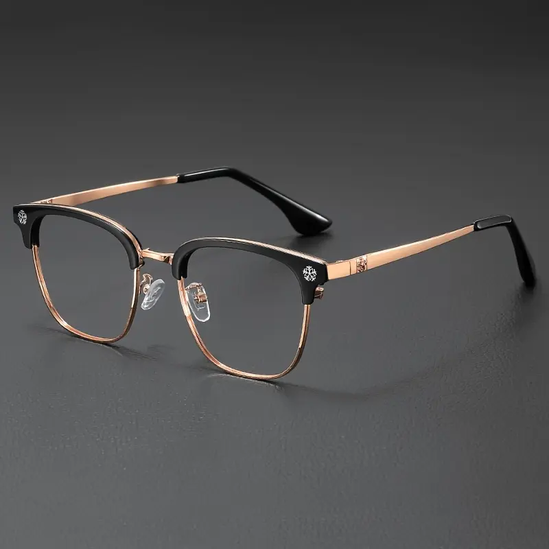 Male Fashion Modern Cat-Eye Blue Light Blocking Glasses with Blue Light Blocking Lenses - Lightweight Formal-Casual Dual-Purpose Eyewear for Office Work, Daily Use, Dates
