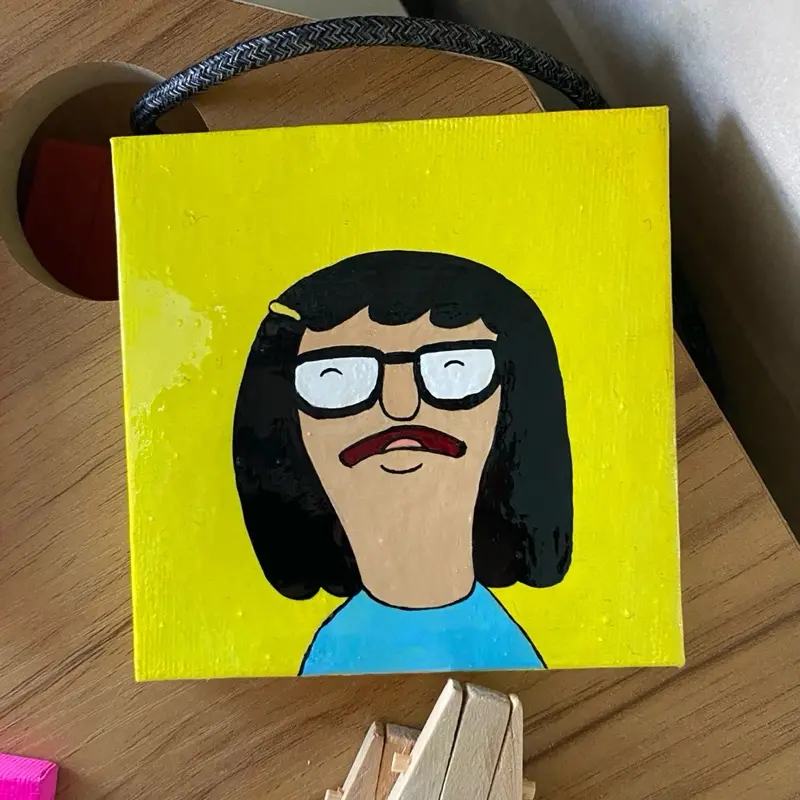 Bobs Burgers Mini Canvas Painting