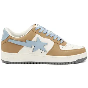A Bathing Ape Bape Sta Low #4 Beige Sky Blue (men) by StockX