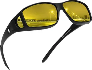 MEETSUN Fit Over Glasses Sunglasses for Men Women,Wrap Around Sunglasses Polarized UV400 Protection