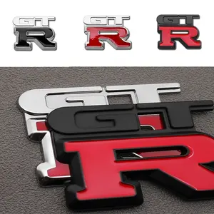Gtr Metal Sticker 3D Car Emblem Badge, Racing Decal for Nissan Gt-R R35 R34 R33 R32, Body Exterior Accessories