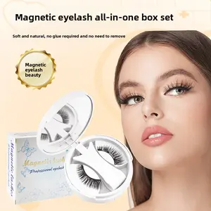 New Magnetic False Eyelashes Set 8 Styles Reusable Waterproof Natural Look for Daily Party Eye Makeup Extension