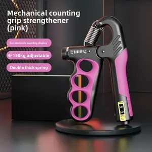 Adjustable grip electronic counting arm muscle exercise five finger training grip manufacturer supply Trainer