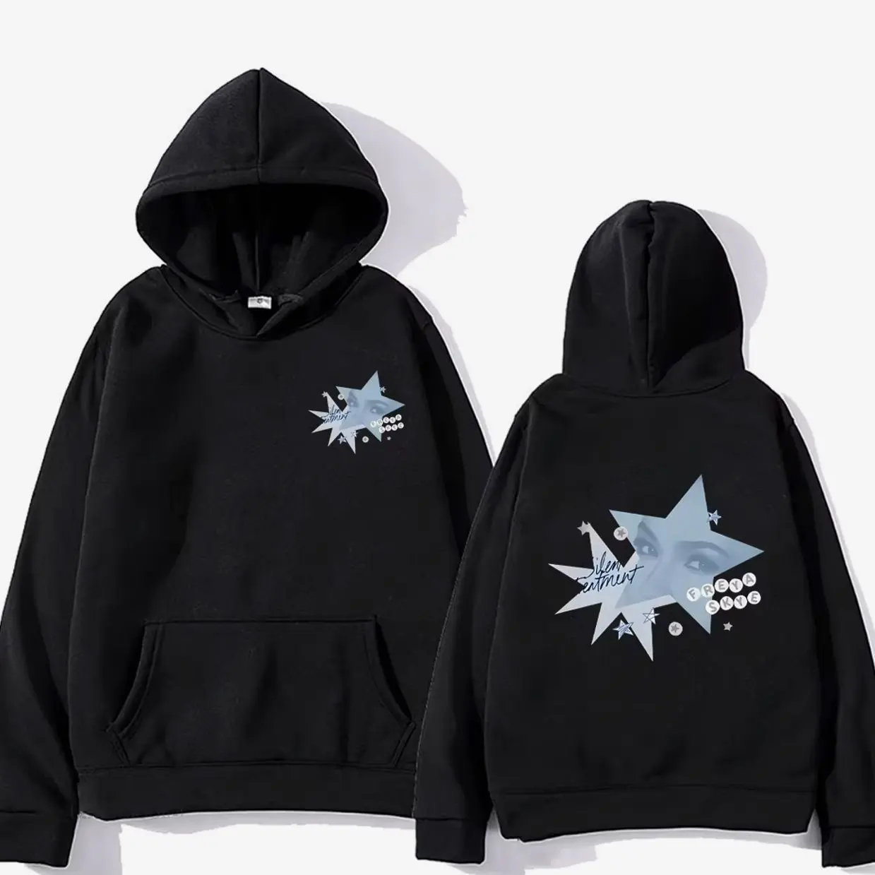 Silent treatment Printed Hoodie Men Women's reya Skye Singer Fashion  hoodie vintage streetwear Long sleeve Sweatshirts K