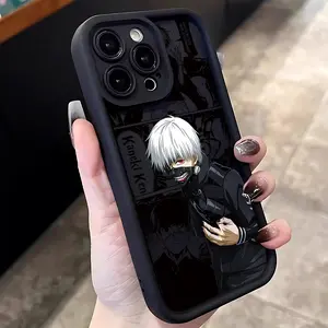 Anime cool Tokyo Ghoul Phone Case Suitable for iPhone 17 16e 16 15 14 13 12 11 Mini Pro Max Air X XR XSMAX 8 7 Plus Anti Fall Protective Soft TPU Back Cover Accessories