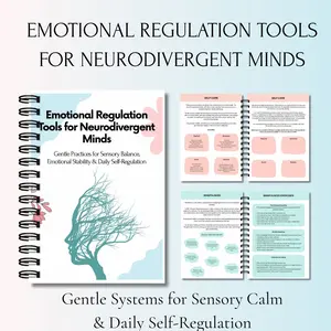 Neurodiverse Brain Emotional Regulation Tool, Enhance Mental Well-Being, Support Neurodiversity Needs, Essential Self-Care Aid