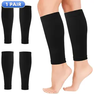 2 Pieces Neoprene Look (Neoprene Not Included) Leg and Arm Look (Elbow/Calf Not Included) Suitable for Knees, Ankles, and Calves Warmth for Men and Women Suitable for Sports, Cold Weather, Post-Surgery (Hand Washable)