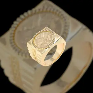 1pc Brand New Centenary Adjustable Ring in Style Nugget - Fashion Accessory for Women or men