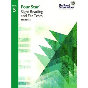 USED-4S05 - Royal Conservatory Four Star Sight Reading and Ear Tests Level 5 Book 2015 Edition by Royal Conservatory (Paperback)
