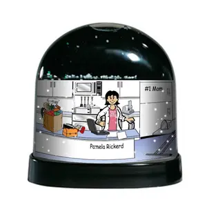 #1 Mom - NTT Personalized Snow Globe