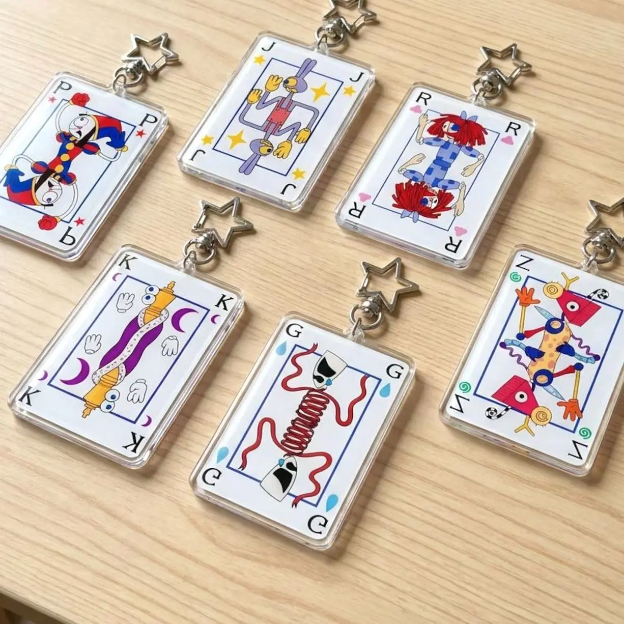 The Amazing Digital Circus Acrylic keychains, Pomni keychains, Jax keychains, TADC Fan Art Merch, Fan Gift for Digital Circus