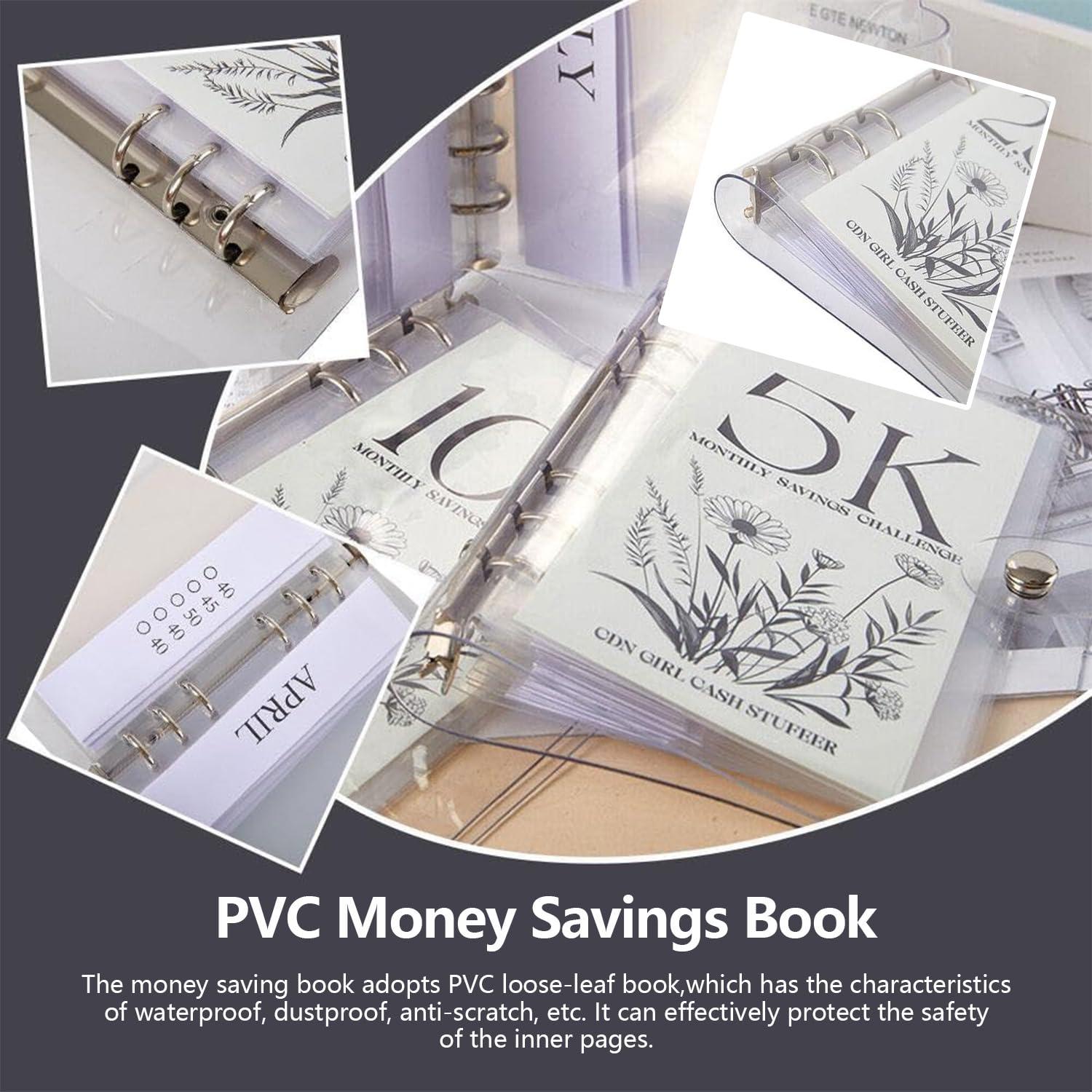 A6 12 Month Money Saving Challenge Binder, 1 Count Money Saving Budget Binder with Cash Envelopes, Savings Challenge Planner, Monthly Budget Planner, Savings Challenges Book for Home Office, 2026 New year Valentine's Day Gift #GLOBAL PICKS