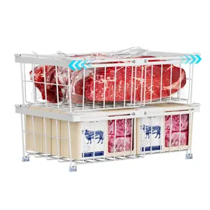 Freezer Organizer Bins - Fit 10 To 20 Cu Ft Chest  2 Pack Large Expandable Stackable Deep Sort And Easily Get Food Without Digging In The White