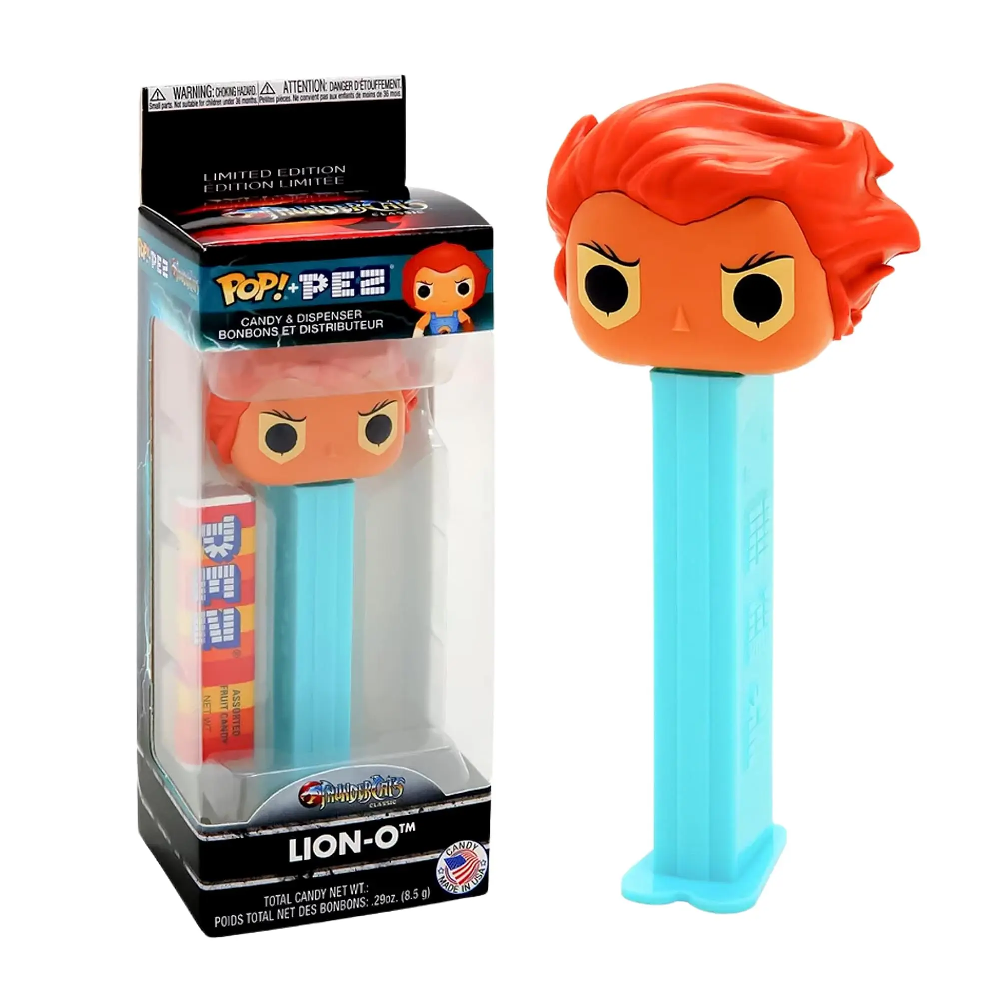 Thundercats Lion-O Stylized Plastic Funko POP Pez Dispenser - Classic Unisex Collectible Action Figure for 12 Years Above, Collectibles, Awesome Animation