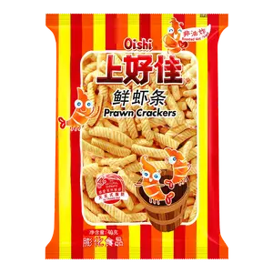 OISHI Original Flavor Non-Fried Shrimp Crackers 40g - Crispy Snack for Kids & Adults