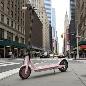 Electric Scooter,8.5" Tires,350W Motor,Up to 19MPH Max Speed,Portable Electric Scooter with Light, Suitable for Female Girls,Halloween Gifts