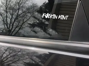 F'n mint funny car sticker decal