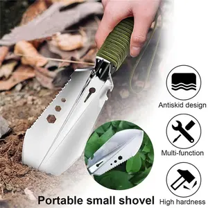 Garden Shovel Spade Outdoor Multi Tool Weeder With Sawtooth Hex Wrench Ruler Digging Trowel Knife Gardening Bonsai Hand Shovel