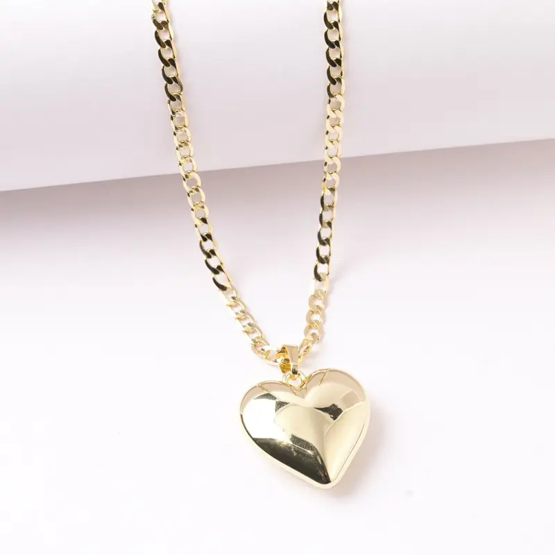 14K Gold-Metal Coating Alloy Necklace Chain, 3mm Pendant Necklace