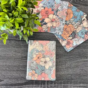 Vintage Floral Kindle Device Inserts Cardstock for Clear Case Covers Colorsoft Oasis Paperwhite Accessory Skins Reading Accessories Smartphone 5 Designs to Choose From Ebook