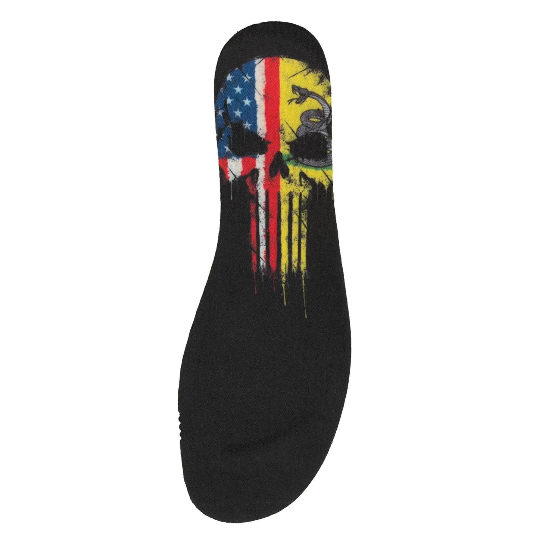 Howitzer Style Unisex Insole Skull, Lightweight Cushioned Soles, Shock Absorbing Insoles, Shoe Sole, Extra Cushion Insoles & Heel Liners