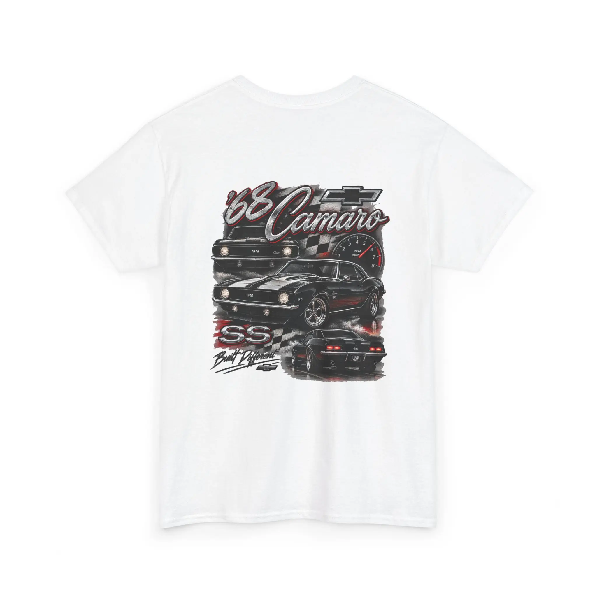 '68 Camaro SS Car Tee | Vintage Muscle Car Racing Graphic Shirt