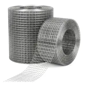 Galvanized Welded Wire Mesh Roll, 1000cm X 50cm, 1/2 Inch Hole Size, Iron Wire Fence for Chicken Coop, Garden, Pet Enclosure, DIY Projects