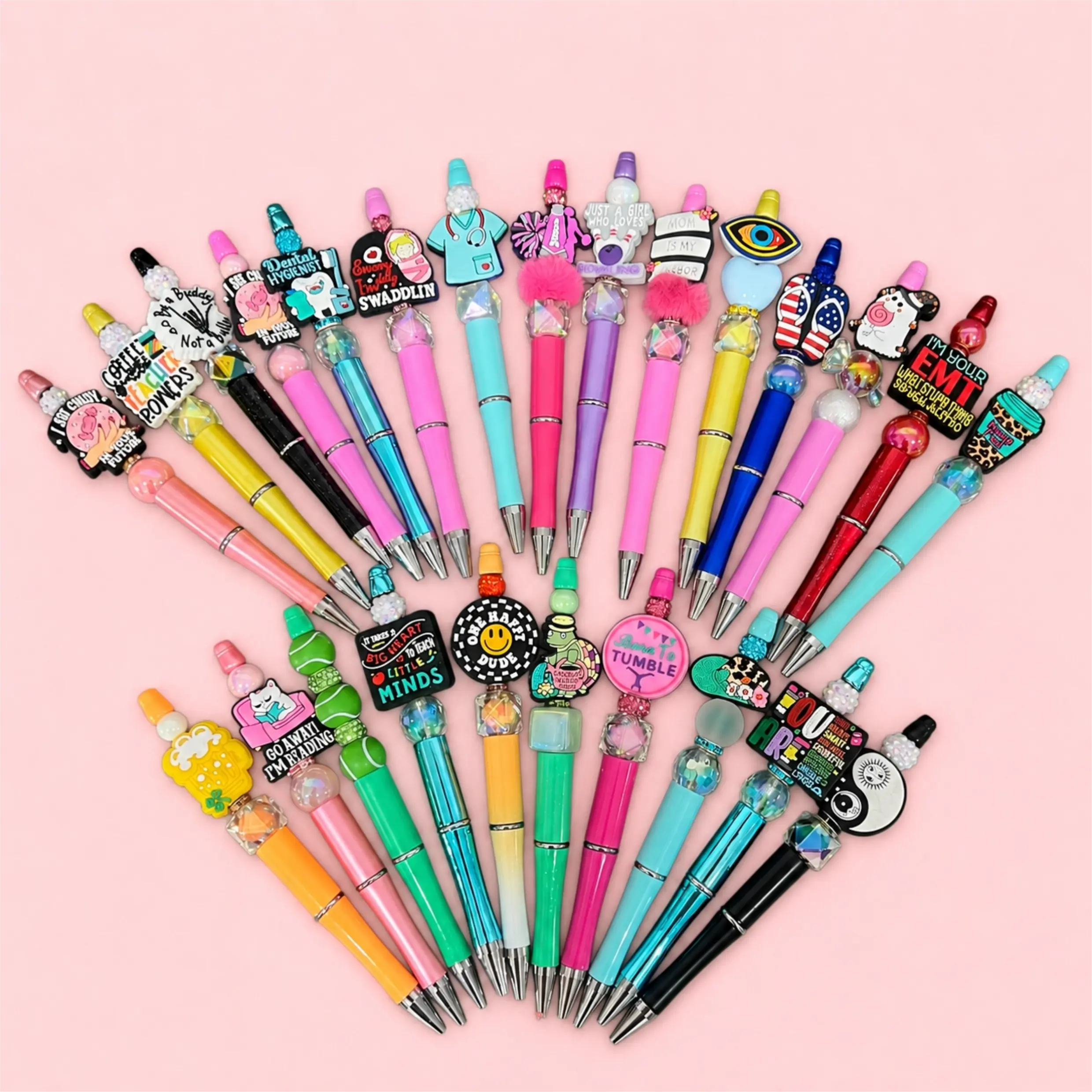 CB3-CuteBela Crafts Beaded Focal Pen (Over 1000 styles)