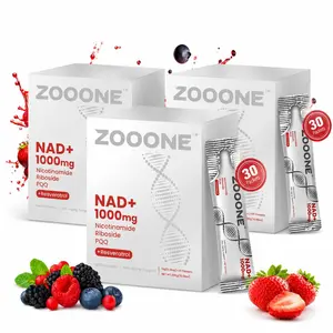 ZOOONE NAD+ Berry Mix - Anti-Aging Drink with 1000mg NR for Energy & Mental Clarity - 30 Pack-T9