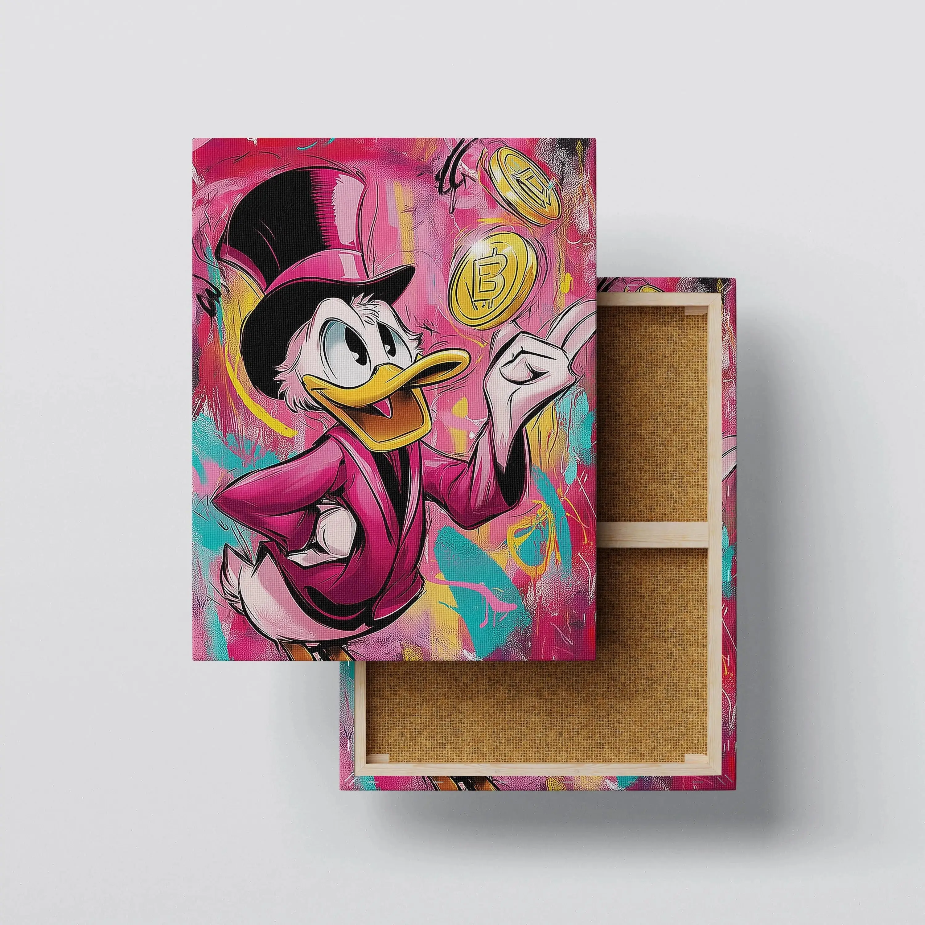 Golden Duck – Pop Art Wall Art