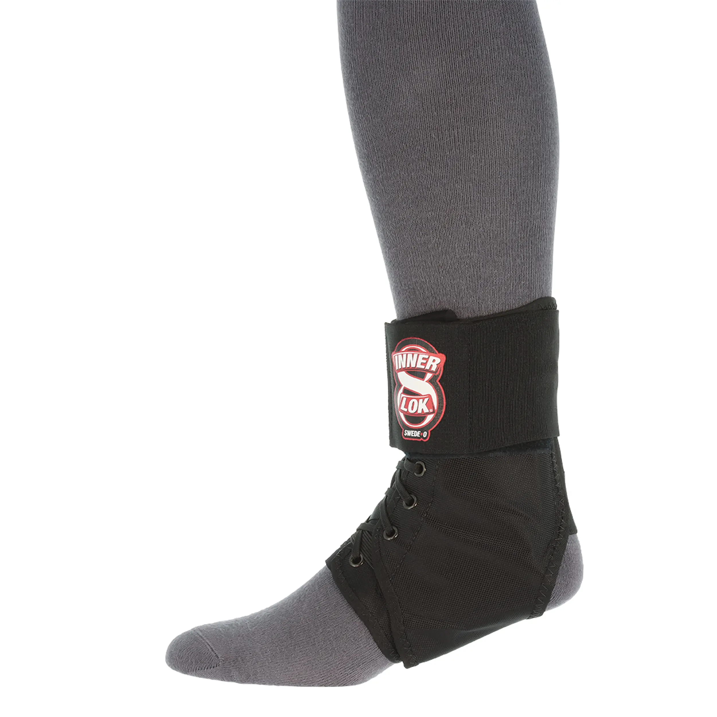Lace Up Ankle Brace with Internal Figure 8 Straps for Sprains