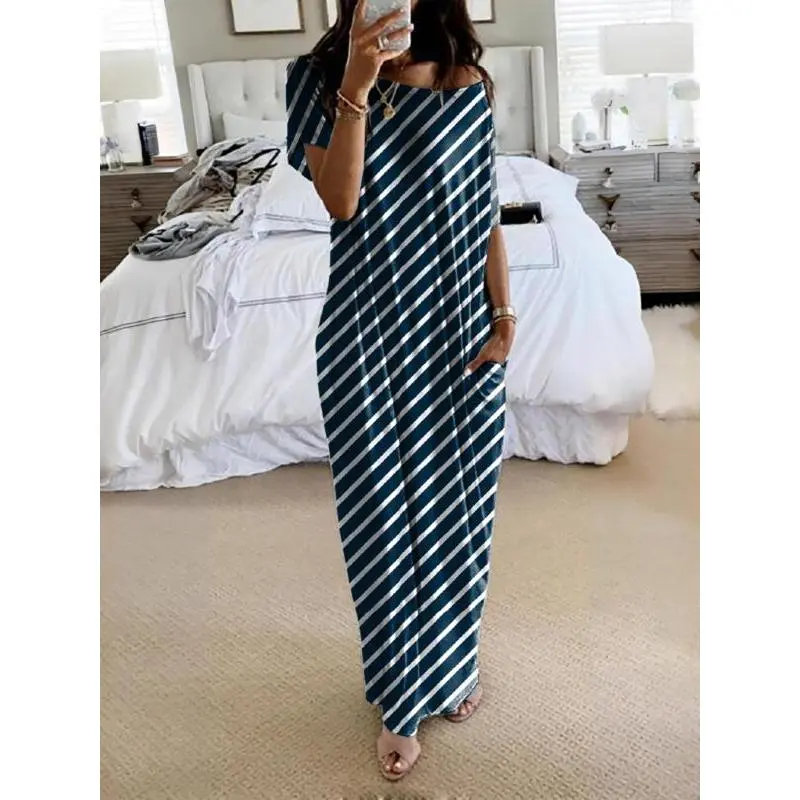 Blue and white stripes