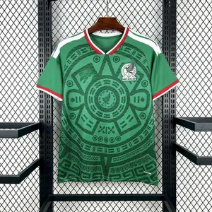 [Jersey For WC 2026] - Mexico 2026 Home Soccer Jersey - For W.C 2026 - Full Print Logo E08
