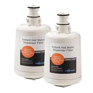 InSinkErator F-201R Replacment Water Filter Cartridges, 2 Count (Pack of 1), White, 2 Pack