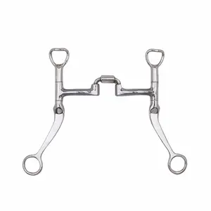 Myler Flat Shank with Sweet Iron Correctional Low Ported Barrel (MB 27PB, Level 2-3)