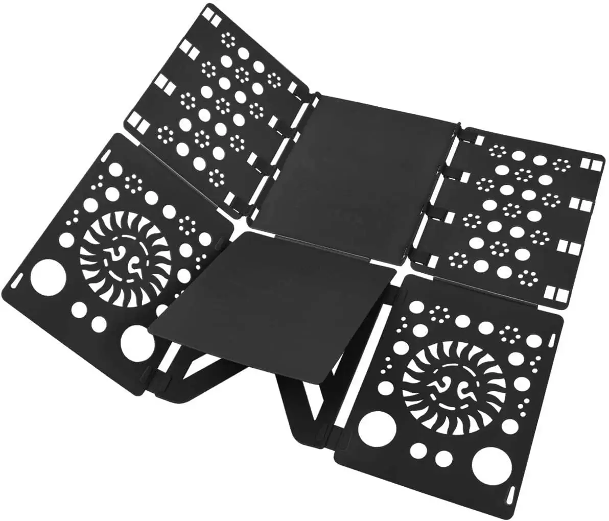 V3 Version Shirt Folding Board t Shirts Clothes Folder Durable Plastic Laundry folders Folding Boards,Black
