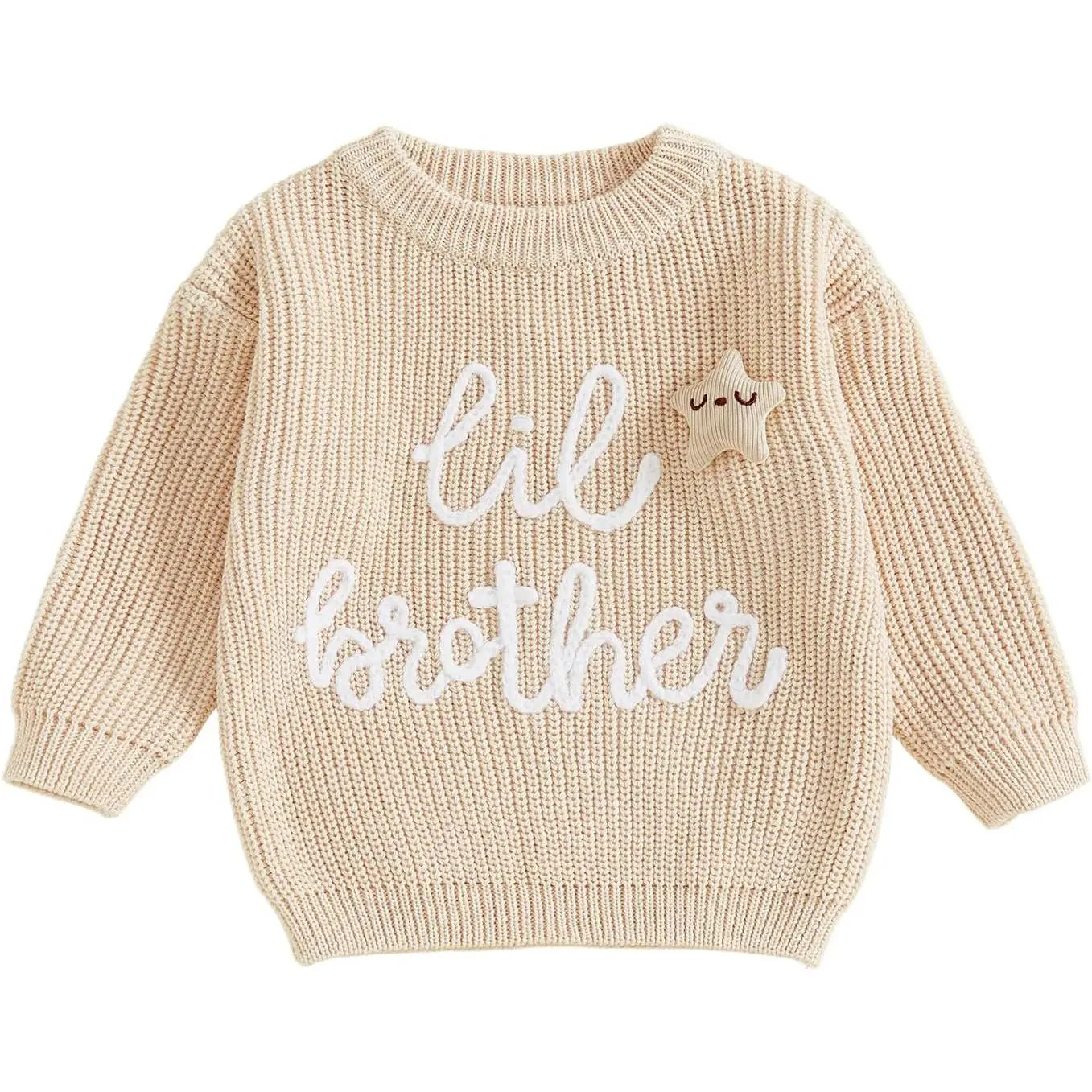 Toddler Baby Boy Sweater Big Brother Little Brother Matching Outfits Long Sleeve Pullovers Fall Winter Clothes