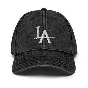 LA Surfboard White - Vintage Cotton Twill Cap