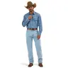 Men's Wrangler® Cowboy Cut® Original Fit Jean - Bleach Blue Classic