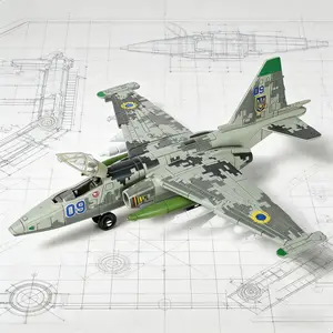 Su-25 Attack Aircraft 1:72 Scale Model Kit, High Detail Realistic Military Plane, Ideal for Collectors & Hobbyists, Perfect DIY Gift for Men