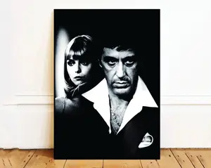 Al Pacino Scarface Tony Montana Wall Art  Painting Poster Unframed , Bathroom Wall Decor,NO