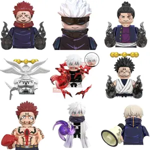 New WM6201 WM6200 WM6140 WM6139 Jujutsu Kaisen Building Blocks Mini Action Figure Itadori Yuji Gojo Satoru Ryomen Gifts Toys