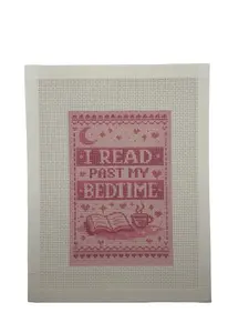 I Read Past My Bedtime (with images) Needlepoint Canvas