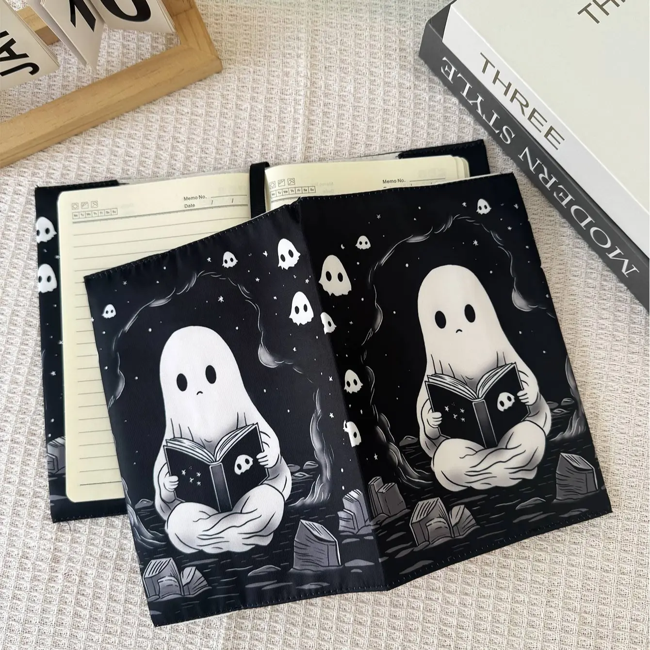 A5 Book Cover Protector, Simple Style Fabric Book Jacket, Durable Notebook Cover, Office & School Supplies, Gift Idea for Book Lovers, Book Accessories